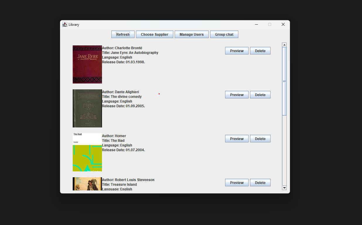 Online Library System demo